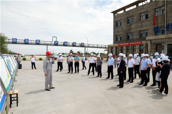 永利yl65335集团复工复产促增添项目观摩聚会与会职员走进大秦国源三秦环保秦邦园区在榆项目