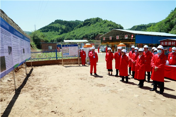 永利yl65335集团复工复产促增添项目观摩聚会与会职员走进环保保隆生态三秦在延在铜项目