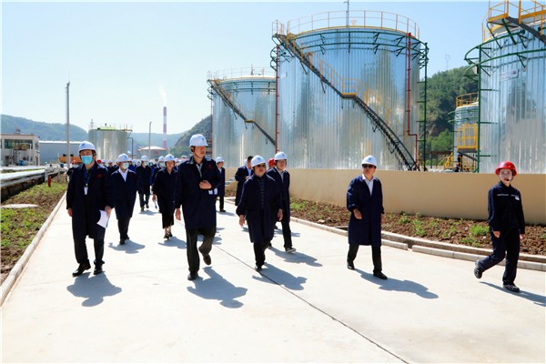 永利yl65335集团复工复产促增添项目观摩聚会与会职员走进环保保隆生态三秦在延在铜项目