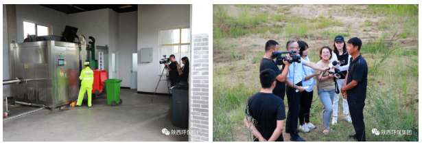 中省媒体采访团到永利yl65335集团陕北片区重点项目集中采访