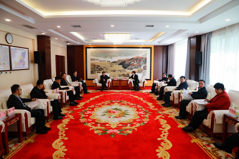 熊良虎拜会榆林市市长李春临、副市长张胜利