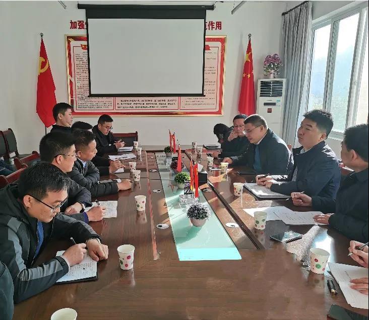 商南县委常委、副县长陈开锋到水情形公司商南县污水处理厂调研